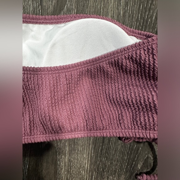 NWT Salt + Cove Sandy Ribbed One-Shoulder Bikini Top - Picture 5 of 5